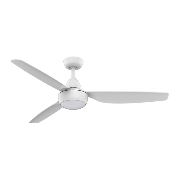 IXL Aeroflow Winglide 132cm 52 Inch AC Ceiling Fan with LED in White