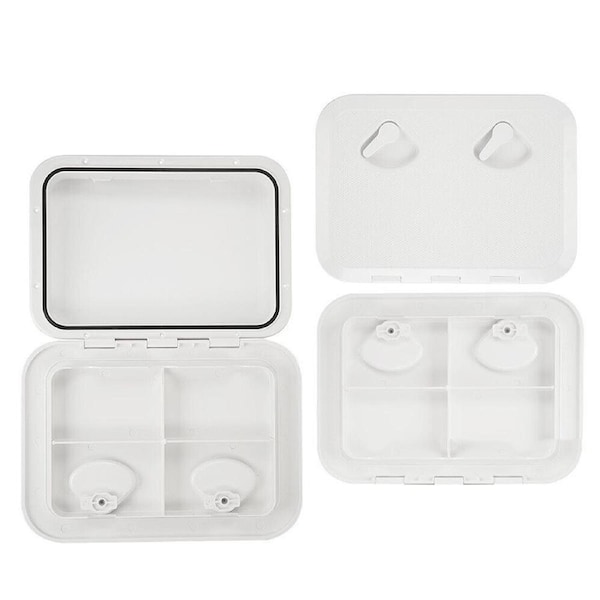 Lockable Service Caravan Door Access Hatch Locker Lid Storage RV Boat