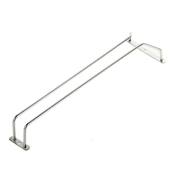 Wine Glass Cup Holder Hanging Bar Hanger Steel Wine Rack Shelf Champagne Storage