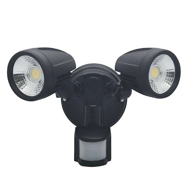 26W LED Double Twin Security Garage Spot Flood Light Outdoor Sensor Spotlight
