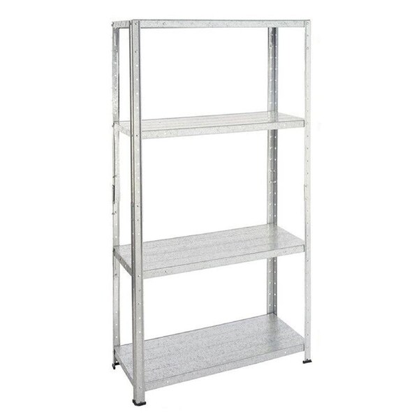 Metal Storage Shelf Rack Shelving Unit Garage Industrial Metal Frame 4 Tier
