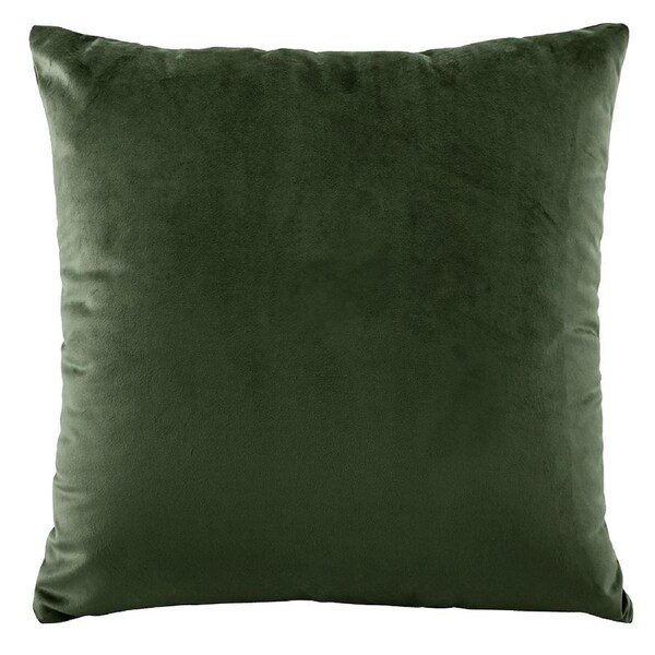 Bianca Vivid Coordinates Velvet Square Cushion Forest Green