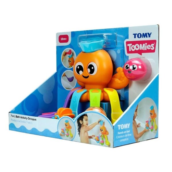 TOMY 7 in 1 Bath Activity Octopus