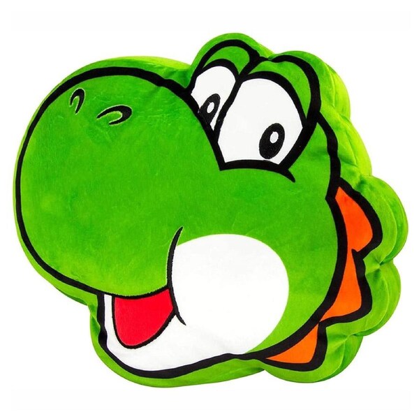 Super Mario Bros Mocchi-Mocchi Yoshi Head 15 Inch Plush