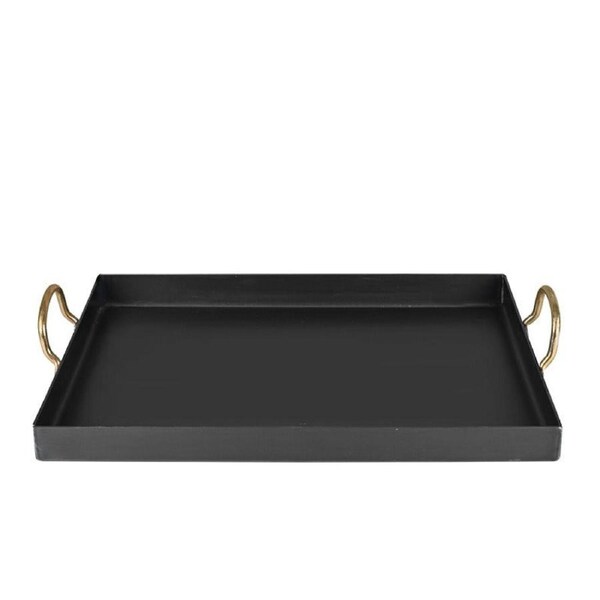 BBQ Grill Heat Plate, Griddle, Teppanyaki Pan, and Hot Plate 60x38cm wrought iron