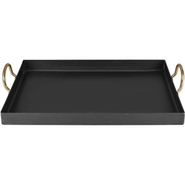 BBQ Grill Heat Plate, Griddle, Teppanyaki Pan, and Hot Plate 40x30cm wrought iron