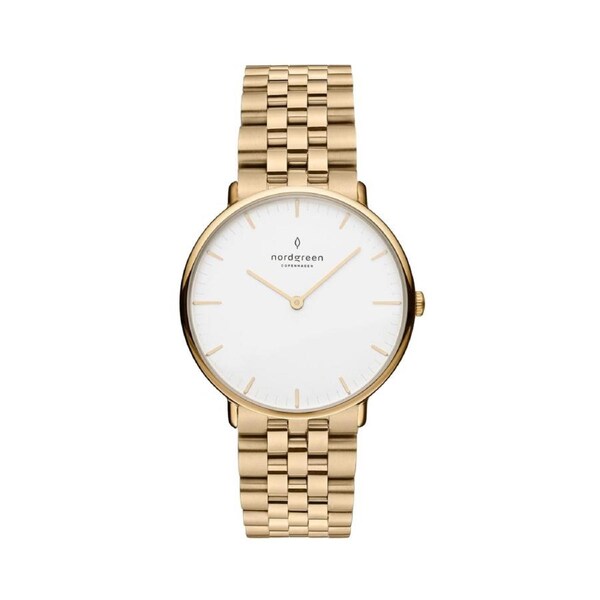 Nordgreen Women's Native 32mm 5 Link Bracelet Gold Dress Watch
