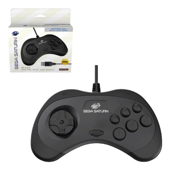 Retro-bit SEGA Saturn USB Control Pad for PC