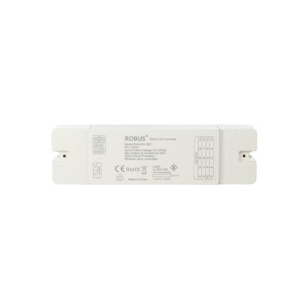 ROBUS RVA4CH-REC - Vegas 384W 4 Channel Receiver For RGB Light Strip