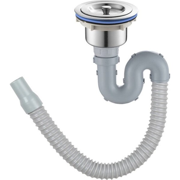 110mm drain kit for kitchen sink stainless steel 304 drain assembly waste strainer