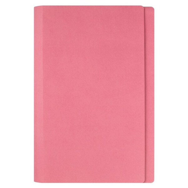 100pc Marbig Foolscap File 170gsm Manilla Folder Paper/Document Holder Pink