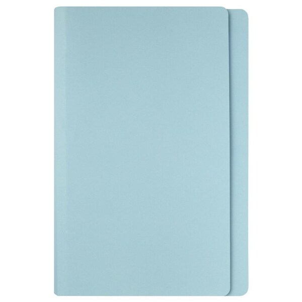 100pc Marbig Foolscap File 170gsm Manilla Folder Document Holder Light Blue