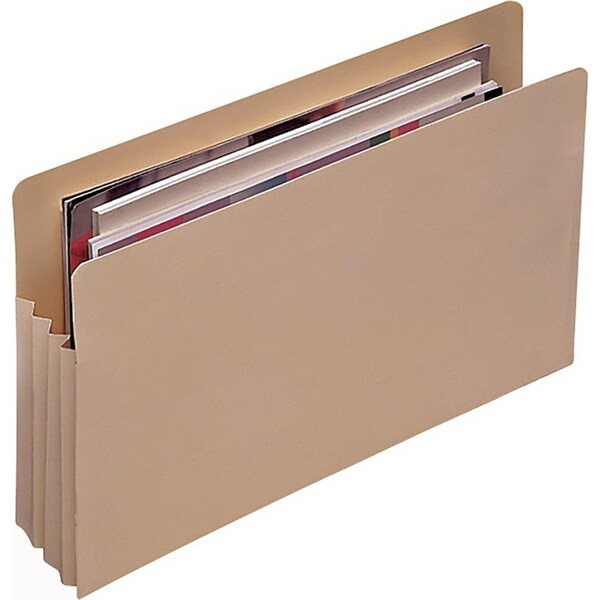 5pc Marbig Manilla Expanding Foolscap File Jacket Office Document Holder Buff