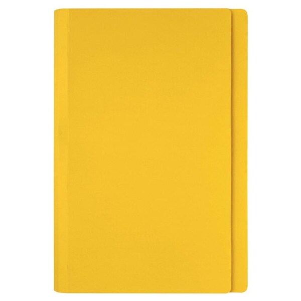 100pc Marbig Foolscap File 170gsm Manilla Folder Paper/Document Holder Yellow