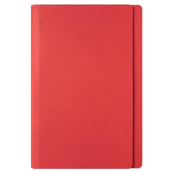 100pc Marbig Foolscap File 170gsm Manilla Folder Paper/Document Holder Red