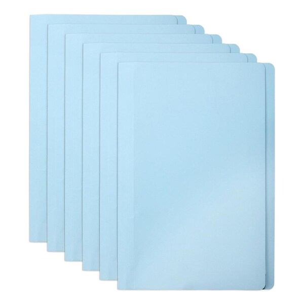 40pc Marbig Foolscap Manilla Folder Document Holder File Organiser Light Blue