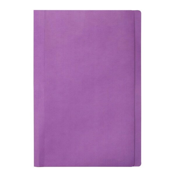 100pc Marbig Foolscap File 170gsm Manilla Folder Paper/Document Holder Purple