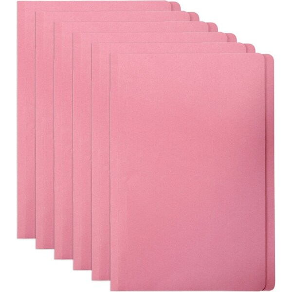 40pc Marbig Foolscap Manilla Folder Document Holder File Paper Organiser Pink
