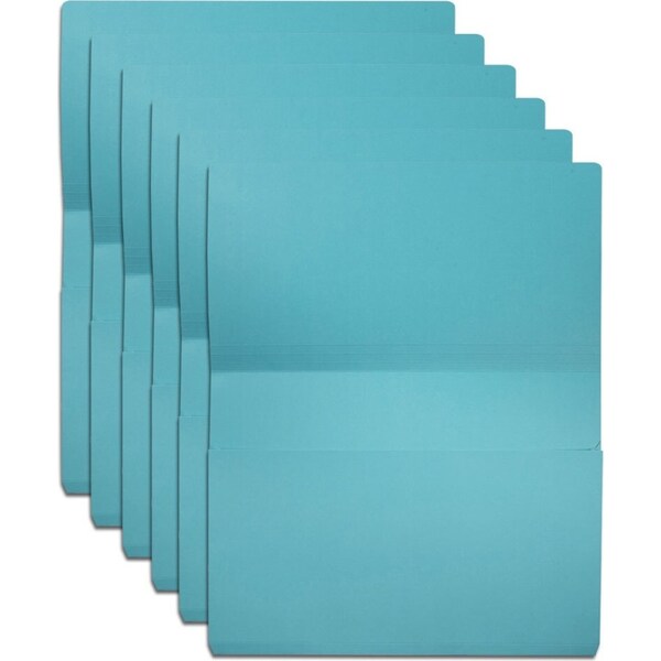 6PK Marbig Brights Slimpick A3 Document Wallet Paper Storage Organiser Marine