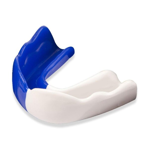 Signature Sports Type 2 Protective Mouthguard Teeth Shield Family Drk Blue/White