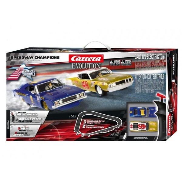 Carrera Evo Speedway Champions Slot Car Set