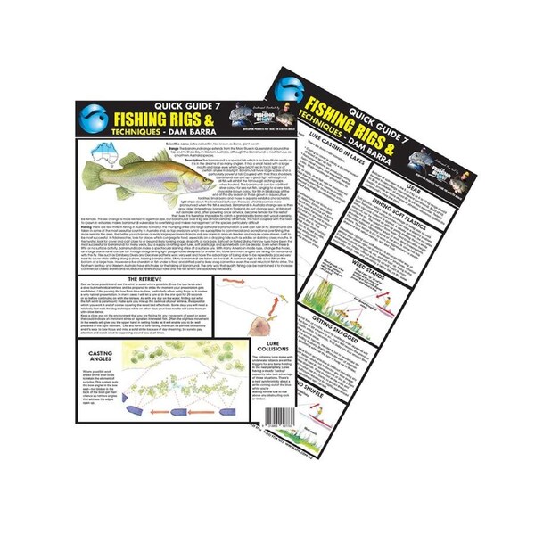 AFN A4 Quick Guide 7 Barra Dams Fishing Tips/Techniques Travel/Handy Manual