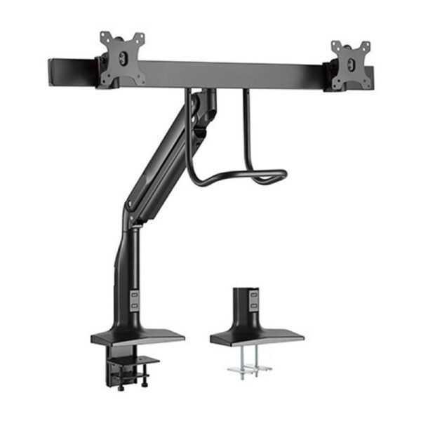 Brateck Dual Monitors Select Gas Spring Aluminum Monitor Arm Fit Most 17 -35 Monitors Up to 10kg per screen VESA 75x75/100x100(LS)-LDT23