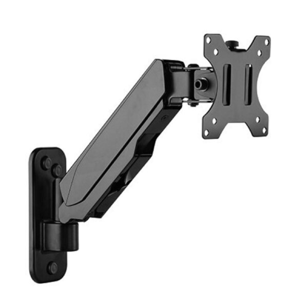 Brateck Single Screen Wall Mounted Gas Spring Monitor Arm,17'-32',Weight