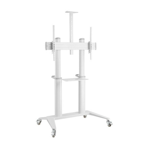 Brateck Ultra-Modern Large Screen Aluminum TV Cart Fit 70'-120' Up to 140kg