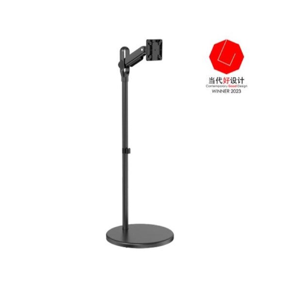 Brateck Mobile Spring assisted Display Floor Stand Fit Most 17'-35' Monitor Up to 10kg per screen VESA 75x75/100x100