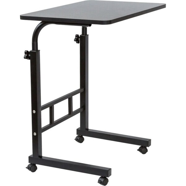 Hacienda Black Portable Laptop Computer Study Desk w/Adjustable Stand Height