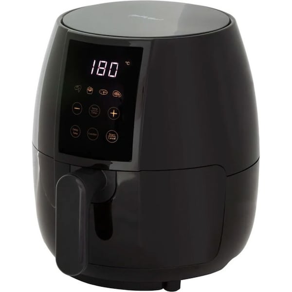 Healthy Choice 3L Black Digital Air Fryer w/200C Non-Stick & Removable Basket