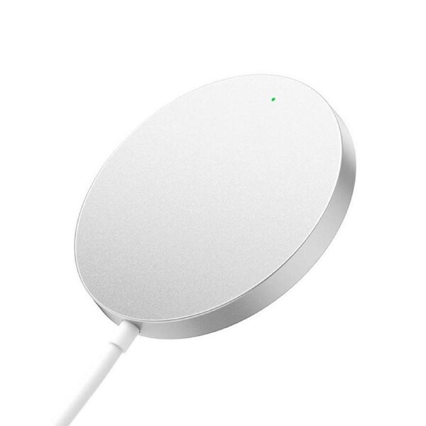 Simple Mini3 Magnetic Wireless Charger 15W- Silver