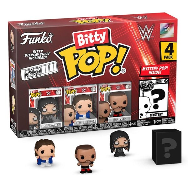 WWE The Undertaker Bitty 4 Pack Funko POP! Vinyl