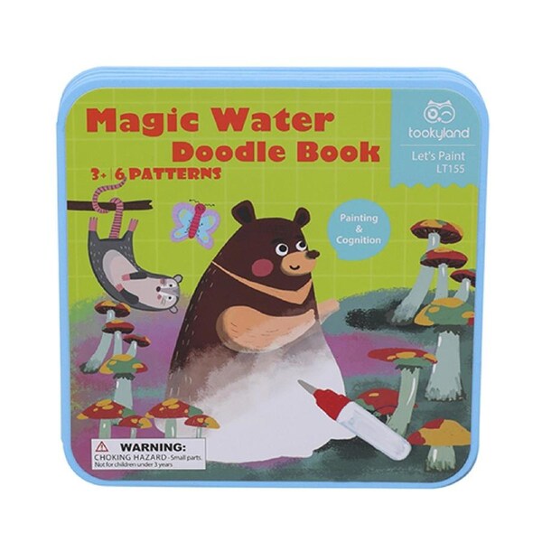 Tookyland Magic Water Doodle Book Kids/Children Painting Art Activity Toy 3y+