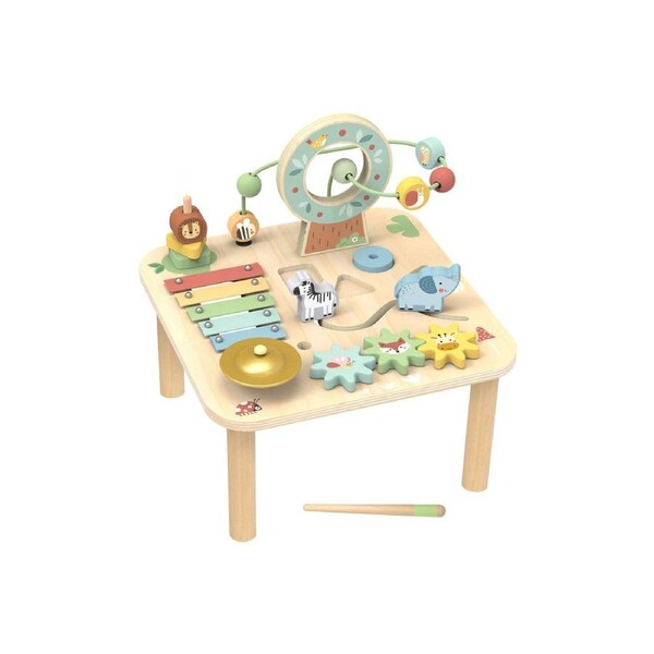 Tooky Toy Wooden My Forest Friends Activity Table Play Set Kids/Children 2y+