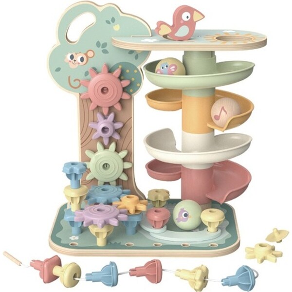 Tooky Toy My Forest Friends Rolling & Stacking Activity Fun Play Set Kids 18m+