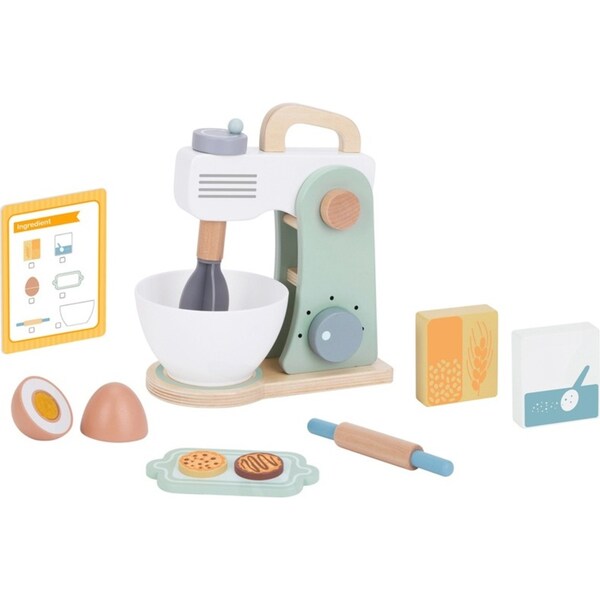 Tooky Toy Wooden Baking Mixer Wooden Fun Pretend Play Set Kids/Children 3y+