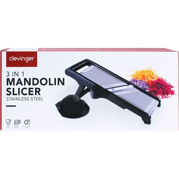 Clevinger 3-In-1 Kitchen Stainless Steel Mandolin Food/Vegetable Slicer