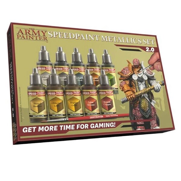 Army Painter Speedpaint Metallics Set 2.0