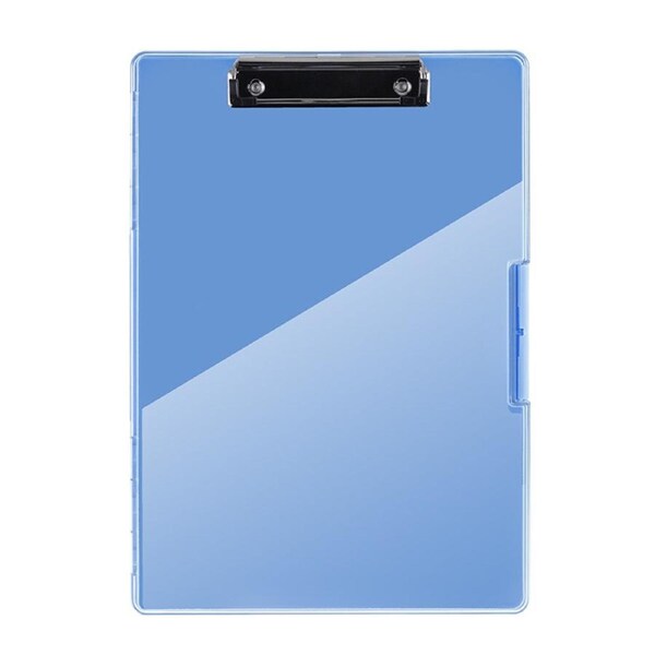 Catzon Clipboard Heavy Duty with 2 Storage Case for Office Supplies-Sea Blue