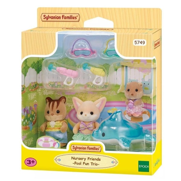 Sylvanian Families Nursery Friends Pool Fun Trio