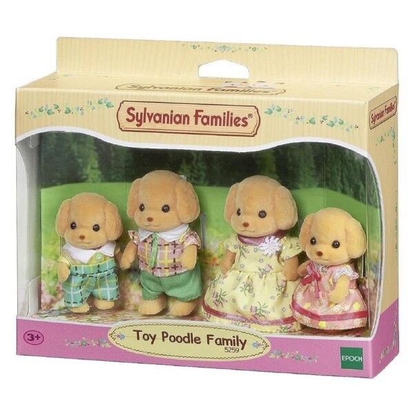 Sylvanian Families Toy Poodle Family