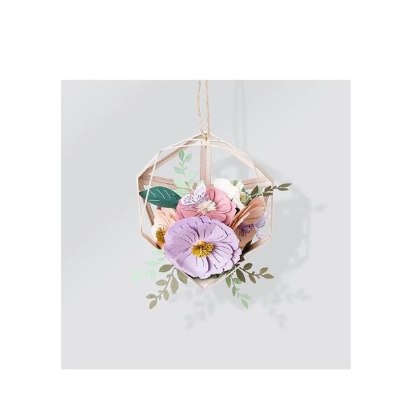 PaperNthought Flowers & Butterfly Paper Puzzle Model Toy Gift