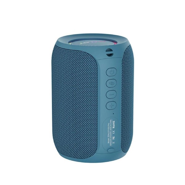 Catzon Portable Bluetooth Speaker with Lanyard Dual Tandem AUX/TF-Blue