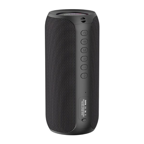 Catzon Bluetooth Speaker with RGB Lights HiFi Sound Quality for Outdoor-Black