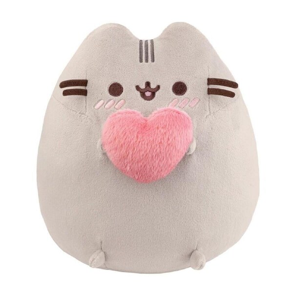Pusheen The Cat Holding Heart 24cm Plush