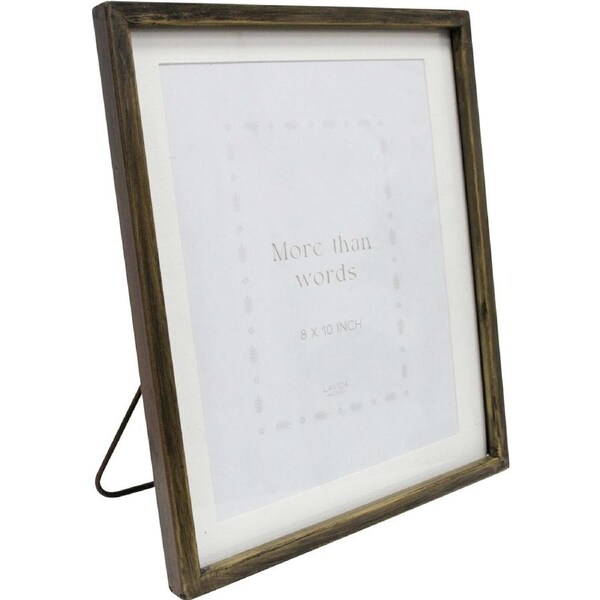 Lucinda Metal/Glass 8x10" Photo Frame Home Decor Tabletop Picture Display Bronze
