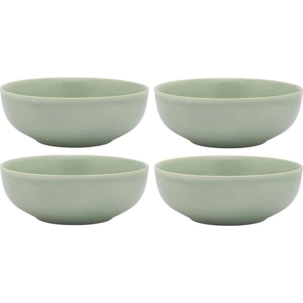 4x Ecology Element 18cm Stoneware Serving Soup/Ramen Bowl Round Tableware Dew