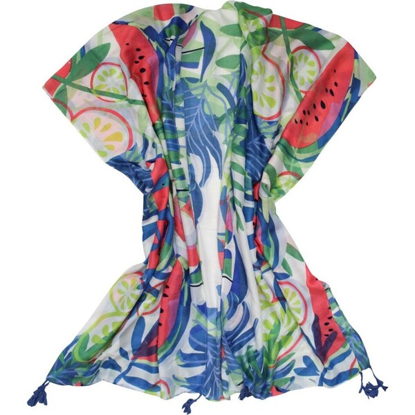 Women's Soft 90x180cm Kaftan Summer Beach Cover Up/Loungewear Dress Sangria